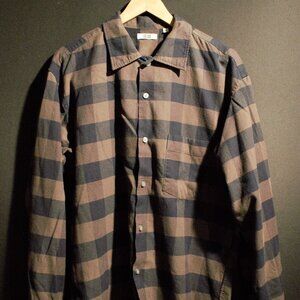 UNIQLO | Flannel Shirt Checked Long Sleeve Shirt | Size: M